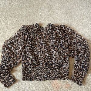 Free People XL tulle shirt - so cute!!